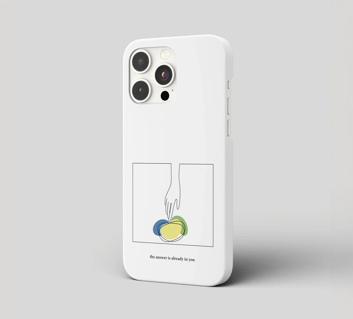 answer iphone case by natural neutral