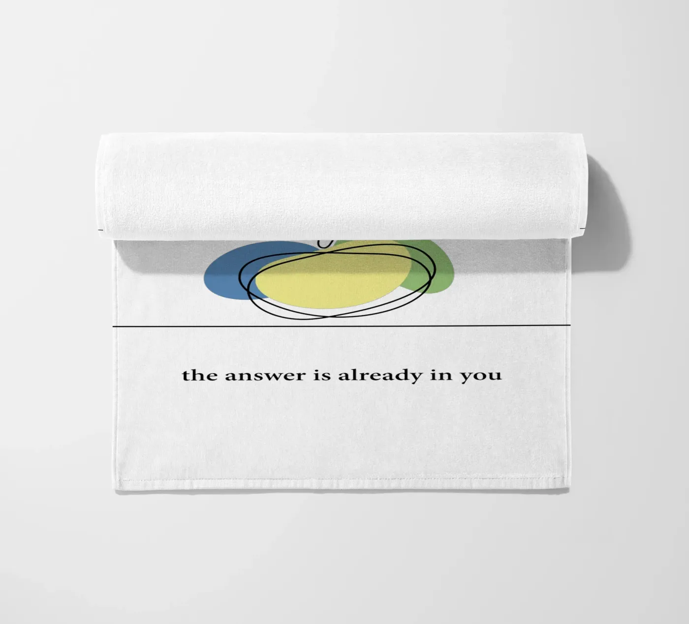 answer beach towel by natural neutral