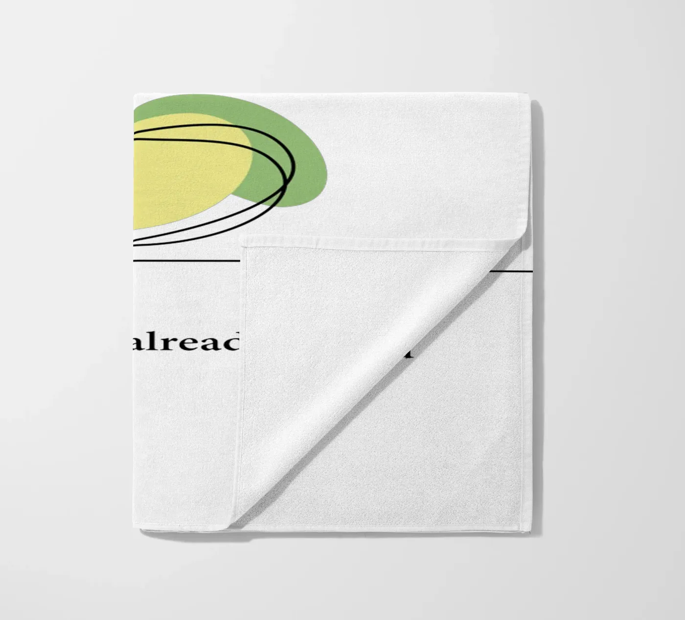 answer beach towel by natural neutral