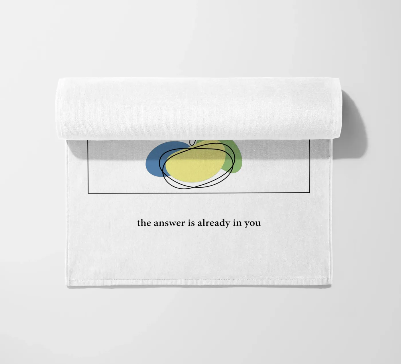 answer beach towel by natural neutral