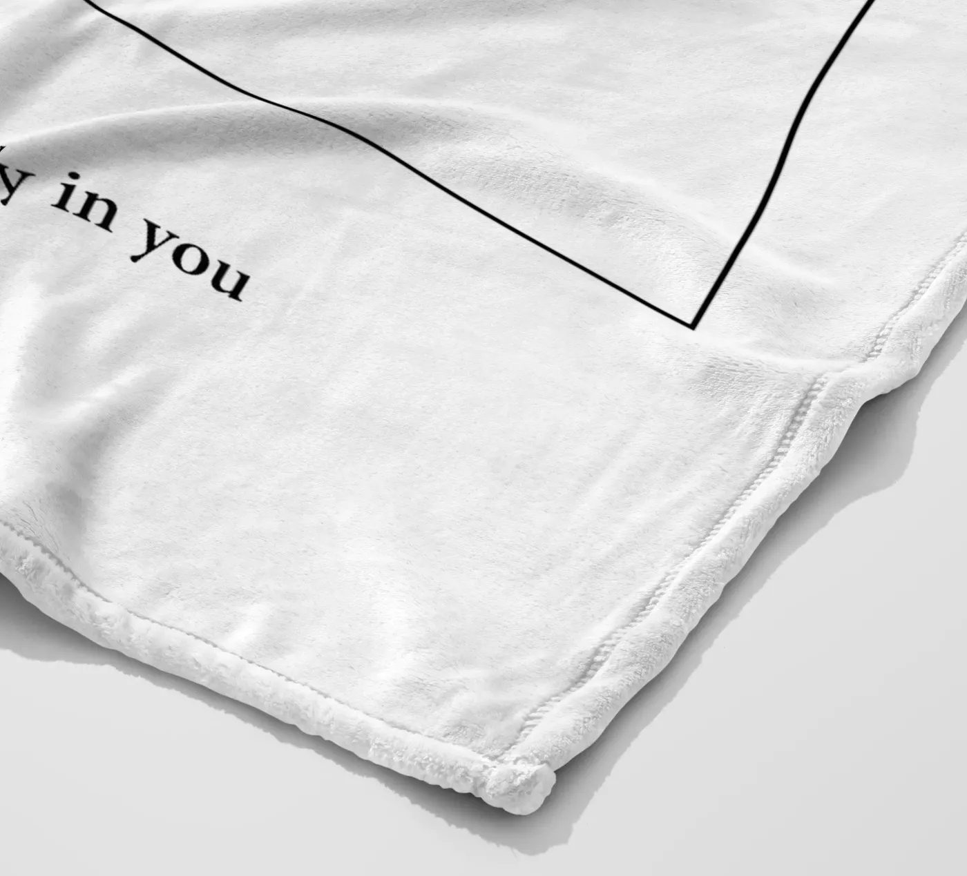 answer fleece blanket by natural neutral