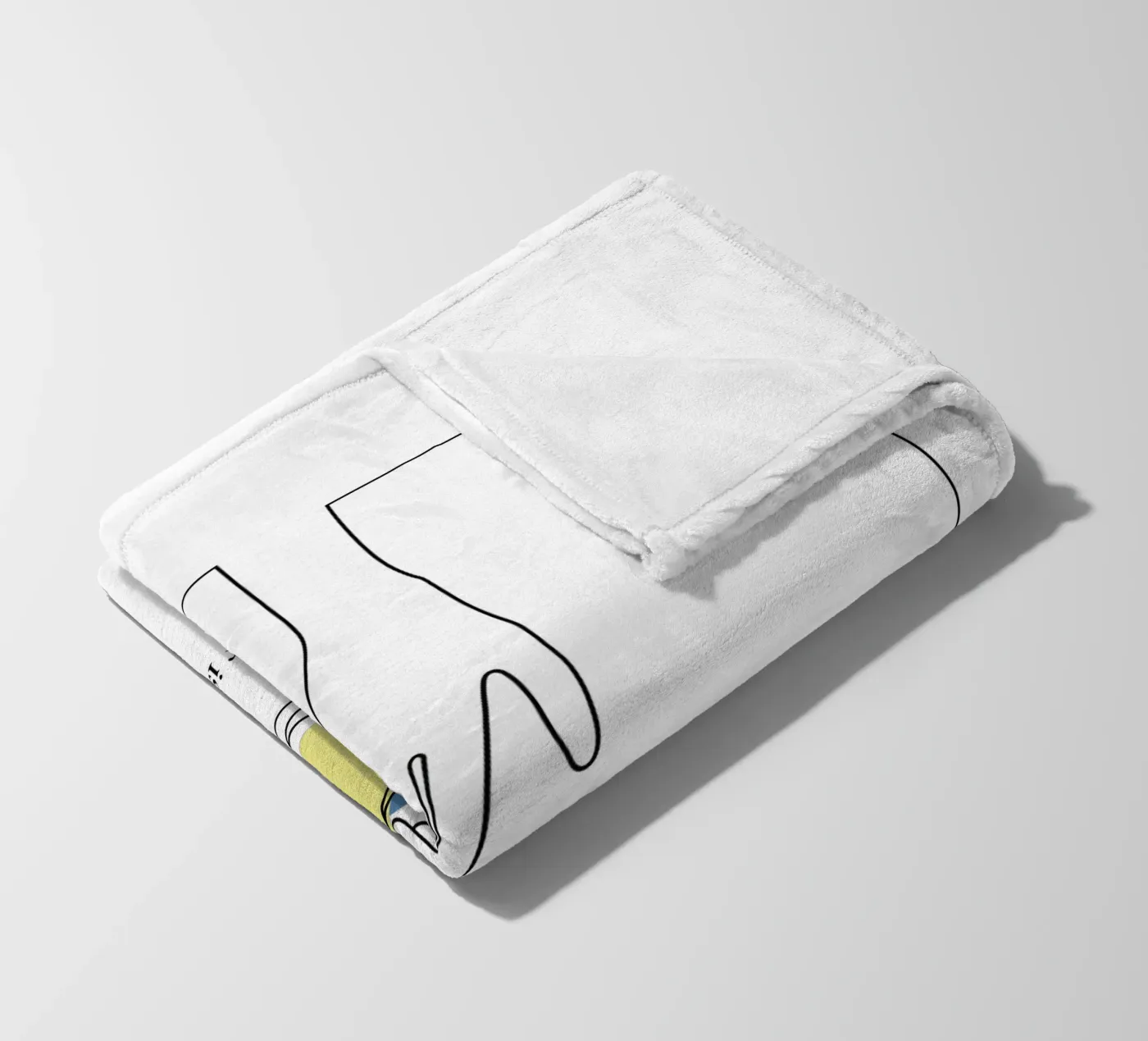 answer fleece blanket by natural neutral