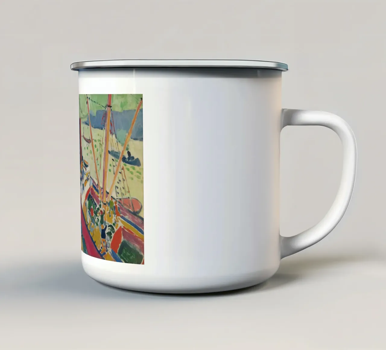 André Derain - La piscina di Londra tazza in smalto da ARTOTHEK