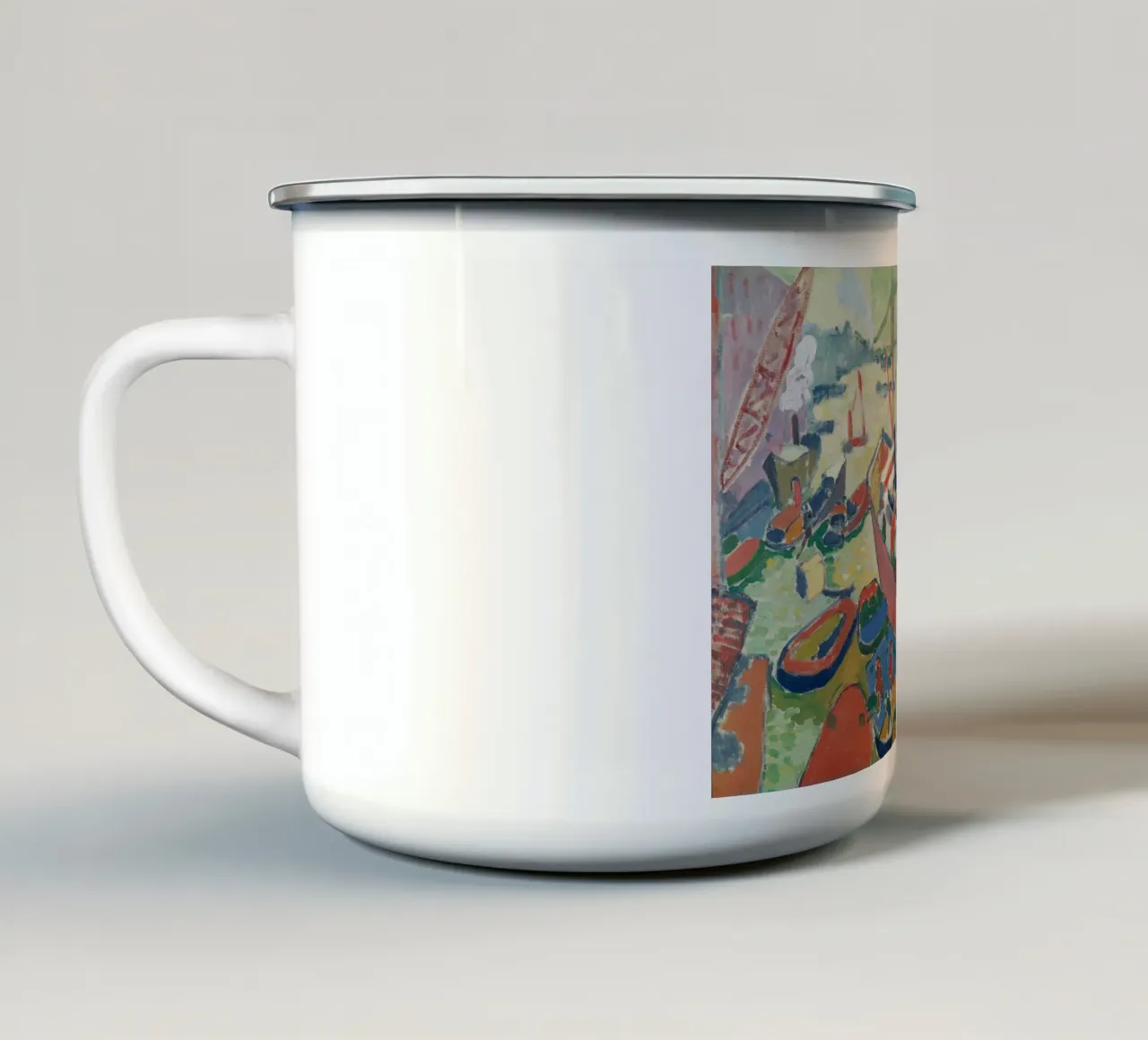 André Derain - La piscina di Londra tazza in smalto da ARTOTHEK