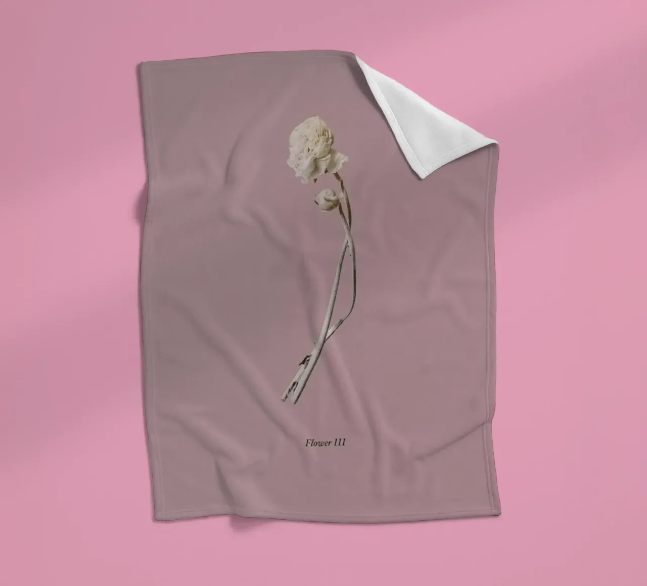 Botanico IV coperta in pile da Elena Veronese