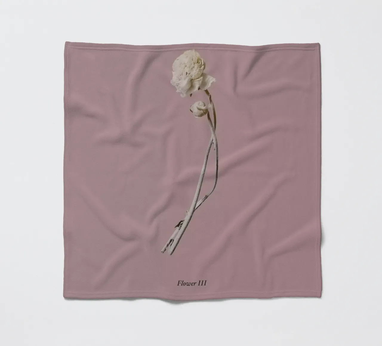 Botanico IV coperta in pile da Elena Veronese