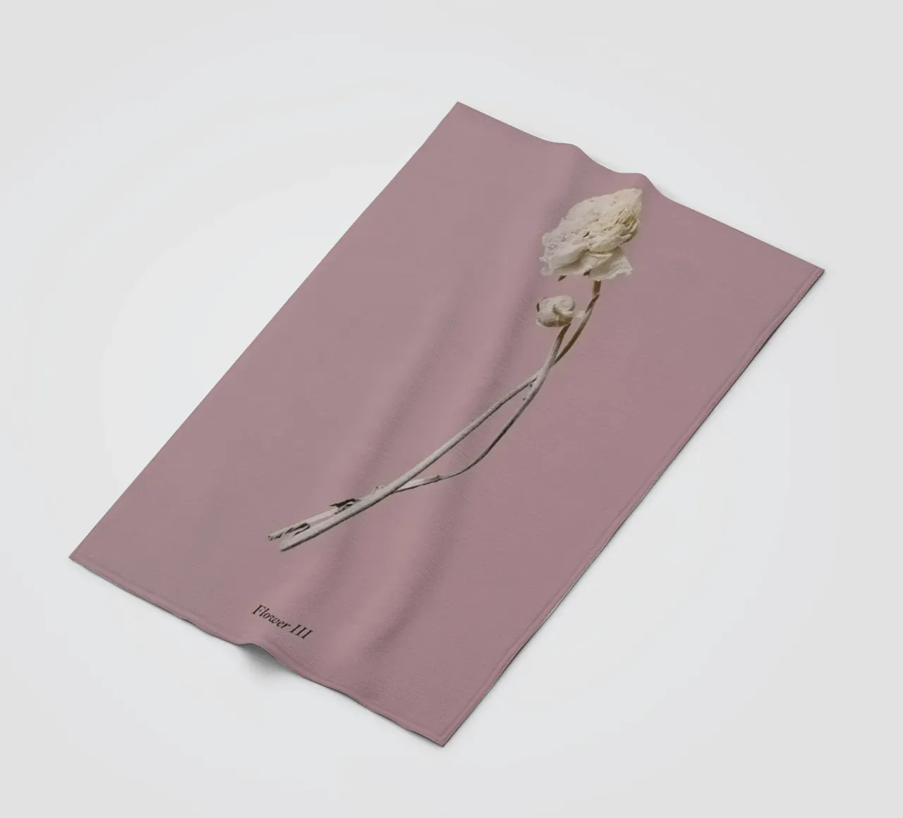 Botanico IV coperta in pile da Elena Veronese