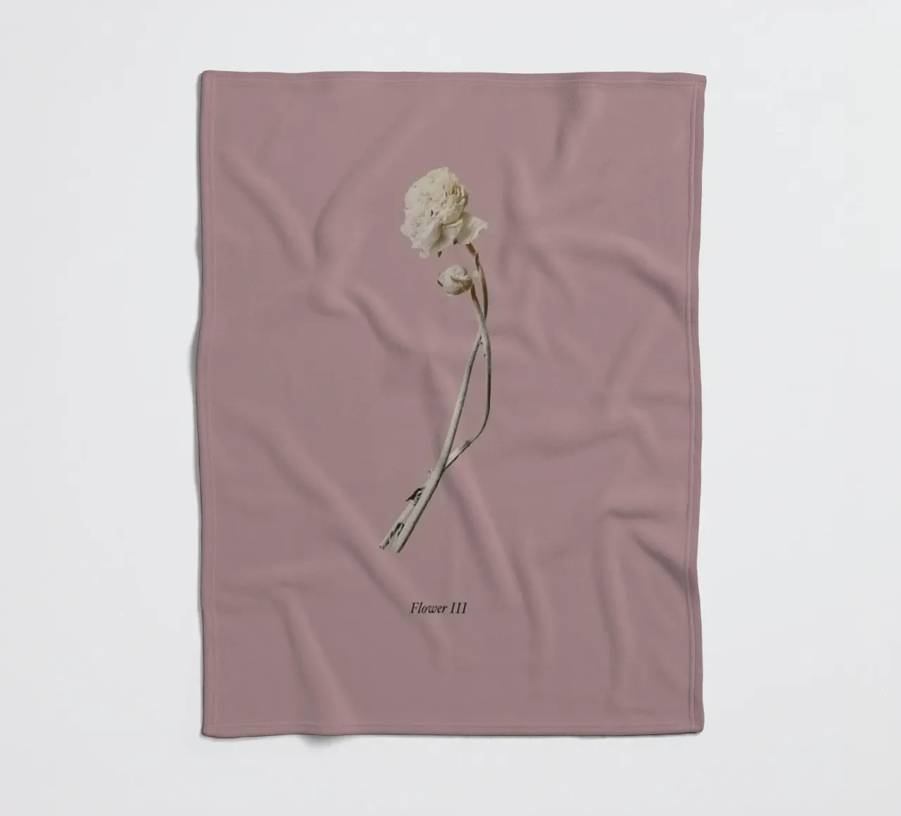 Botanico IV coperta in pile da Elena Veronese