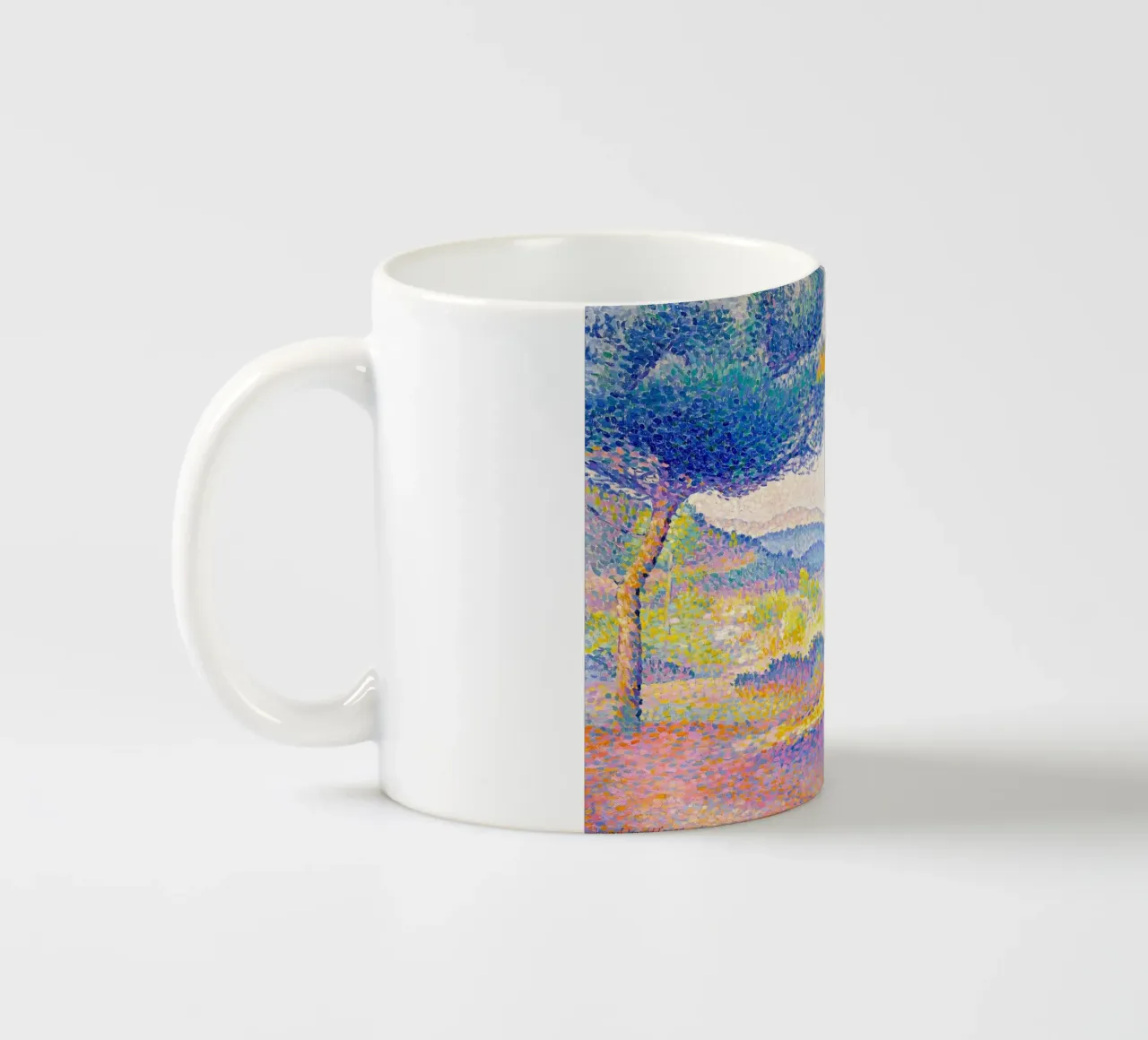 Henri Edmond Cross - Pines along the shore tazza in ceramica da apoloprints