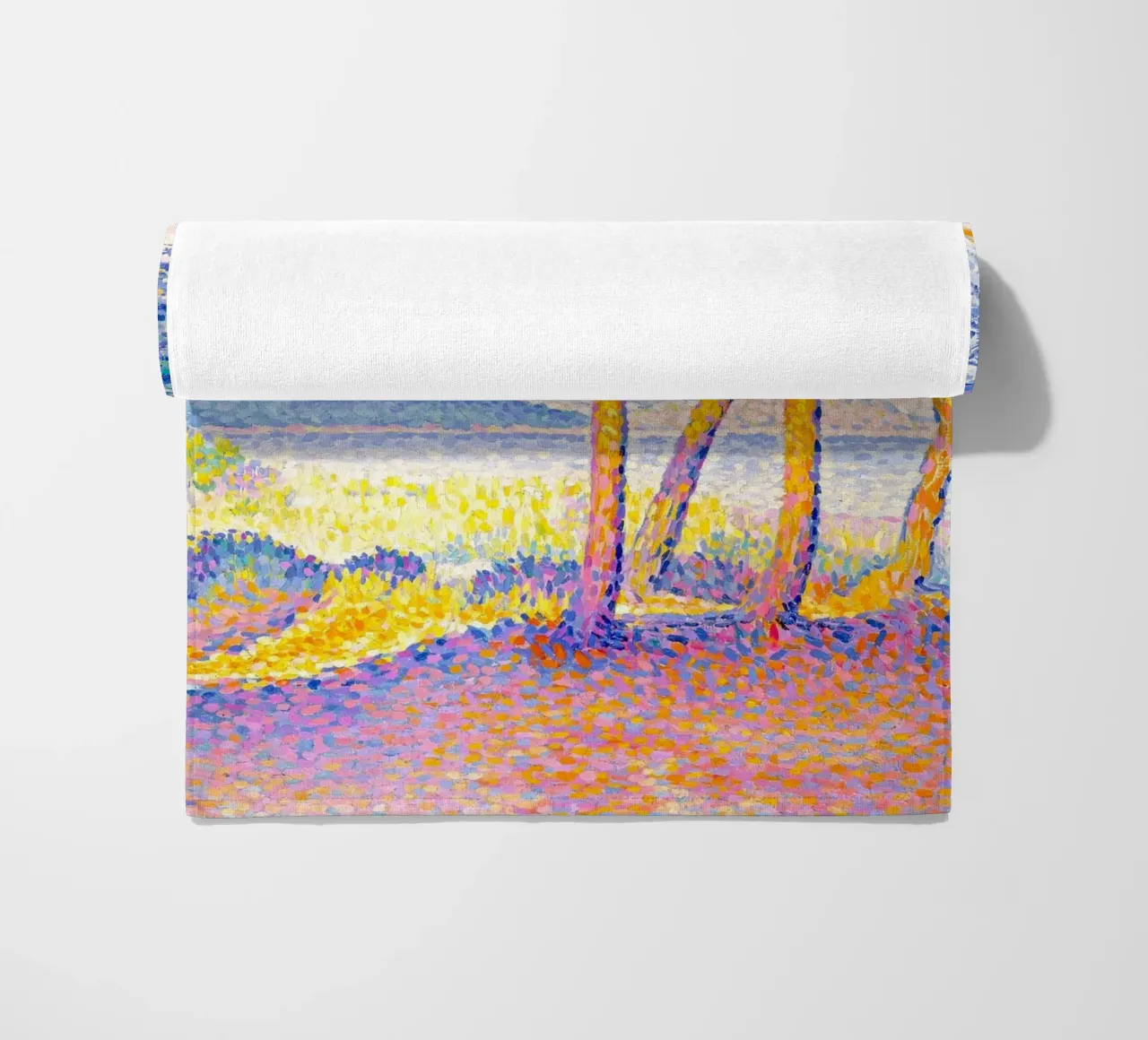 Henri Edmond Cross - Pines along the shore telo mare da apoloprints