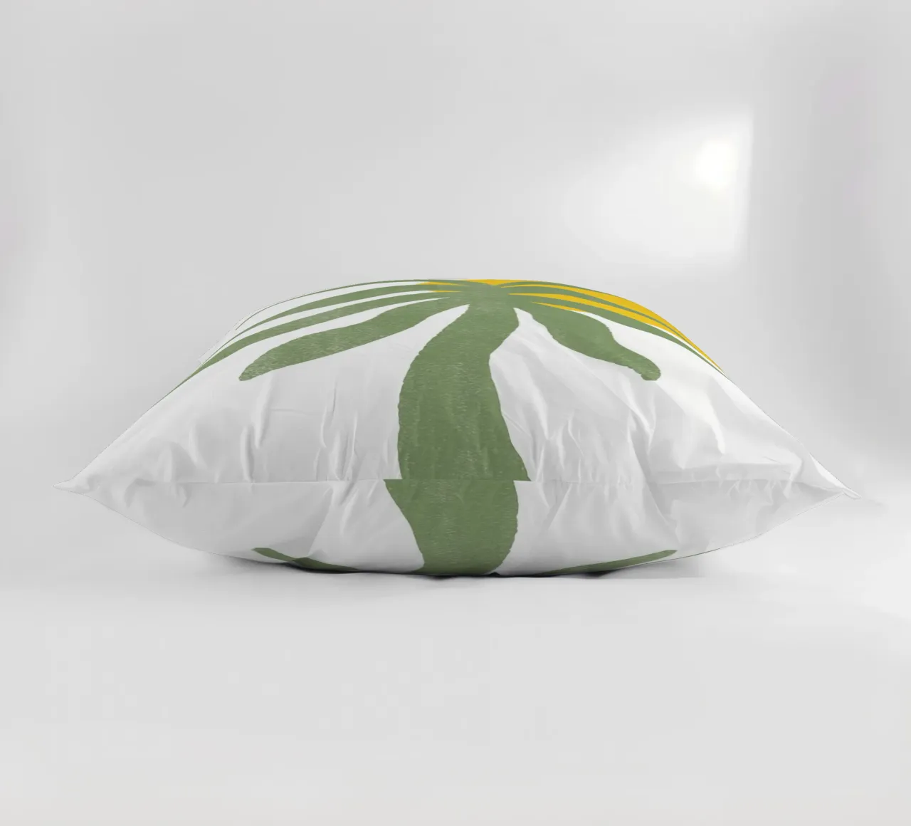 green palm tree cuscino da ramosashop