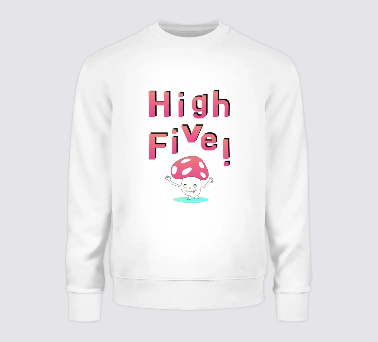 High Five! Mushroom felpa da natural neutral