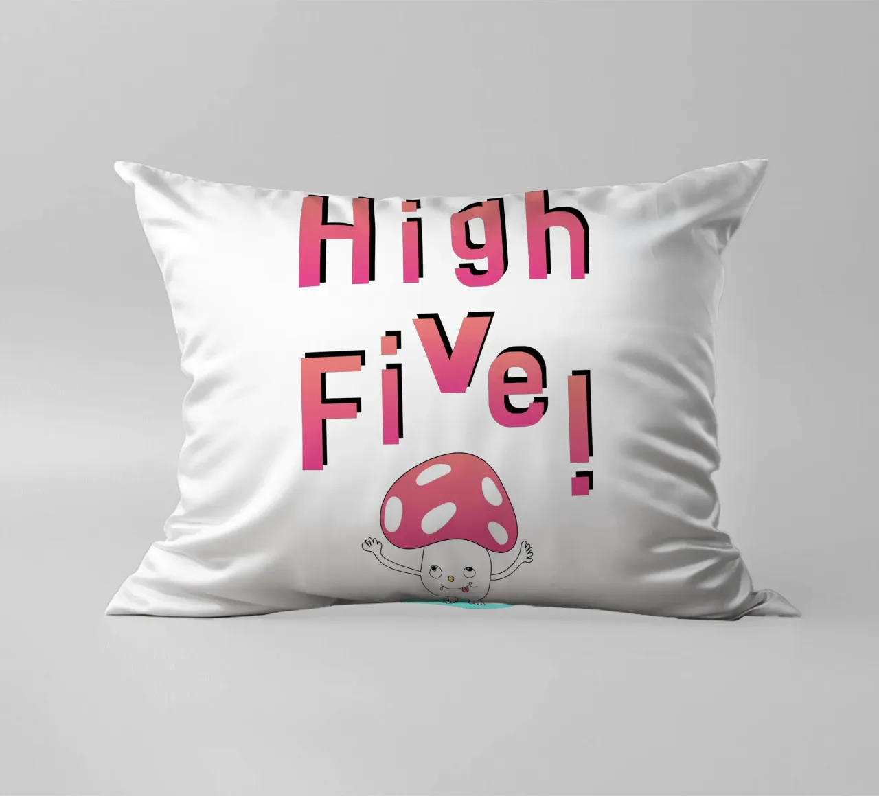 High Five! Mushroom cuscino da natural neutral