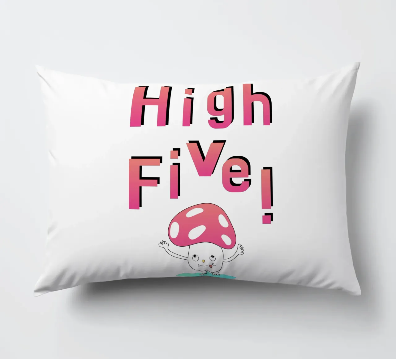 High Five! Mushroom cuscino da natural neutral