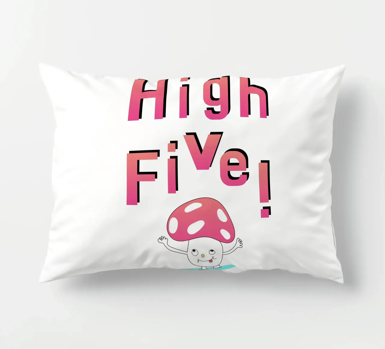 High Five! Mushroom cuscino da natural neutral
