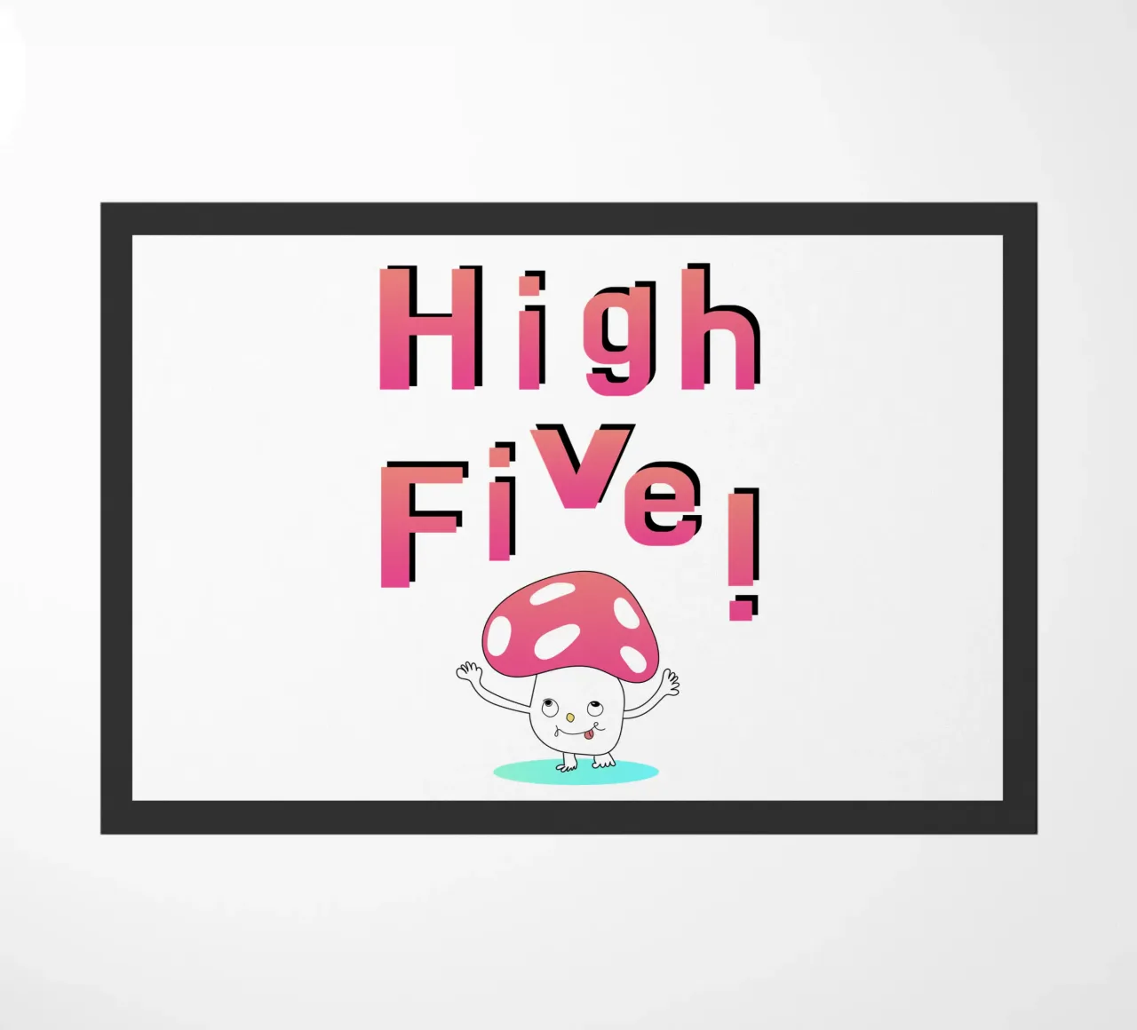 High Five! Mushroom zerbino da natural neutral