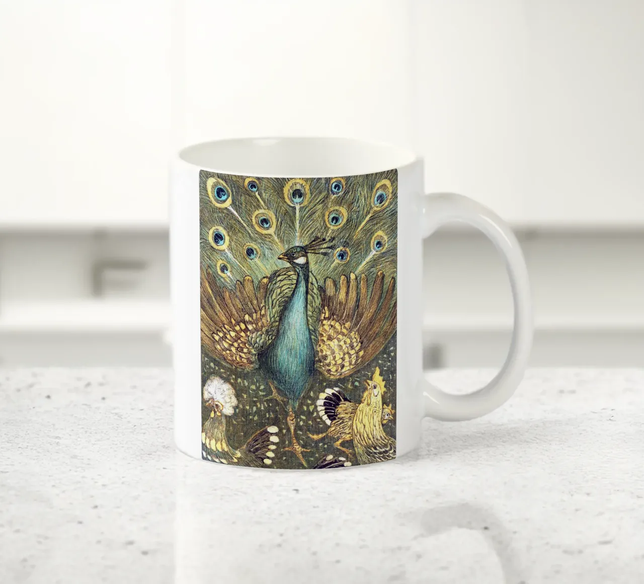 Peacock - Theo Van Hoytema tazza in ceramica da apoloprints