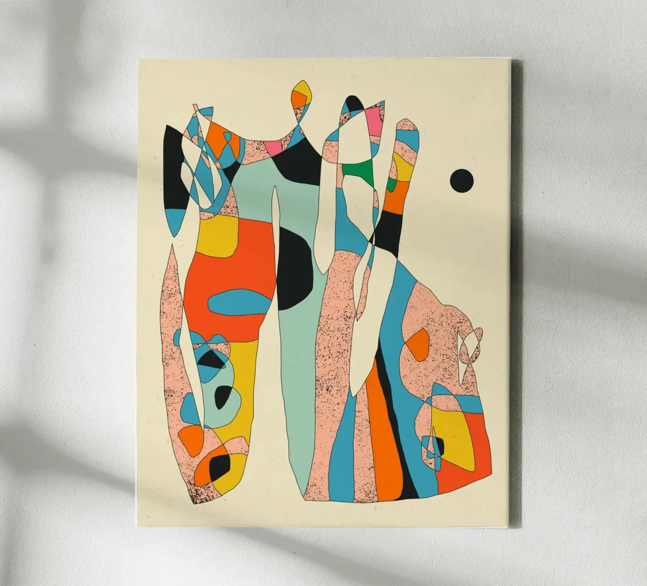 SCRIBBLE (2) canvas by Jazzberry Blue