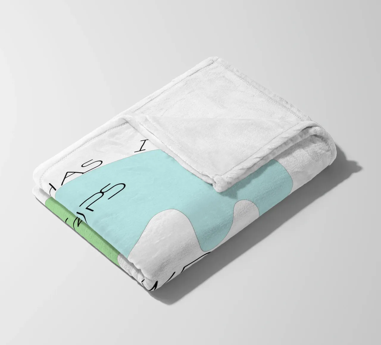 LIFE HAS ITS UPS AND DOWNS coperta in pile da natural neutral