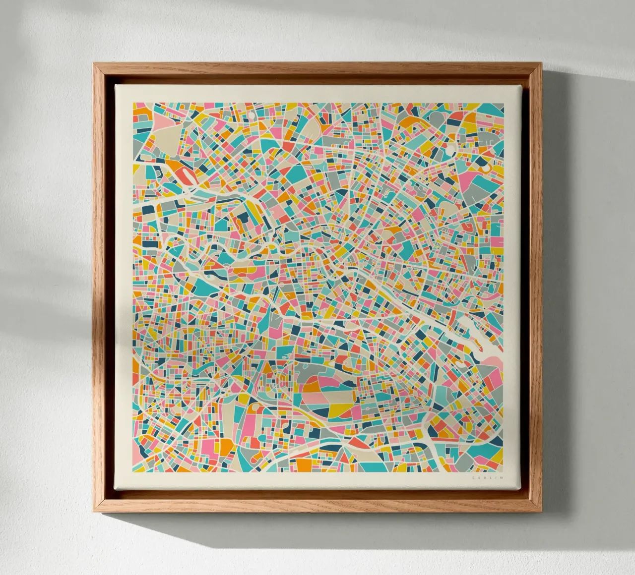 BERLIN MAP tela da Jazzberry Blue