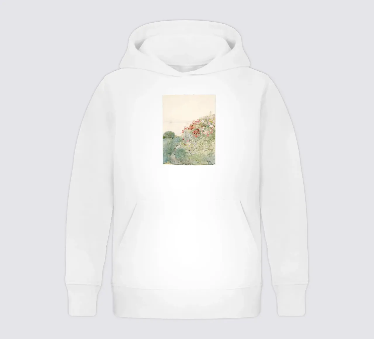 Field of Poppies by Childe Hassam felpa bambino con cappuccio da apoloprints