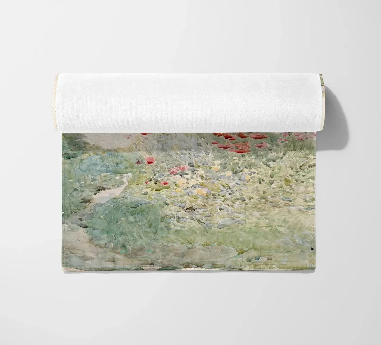 Field of Poppies by Childe Hassam telo mare da apoloprints