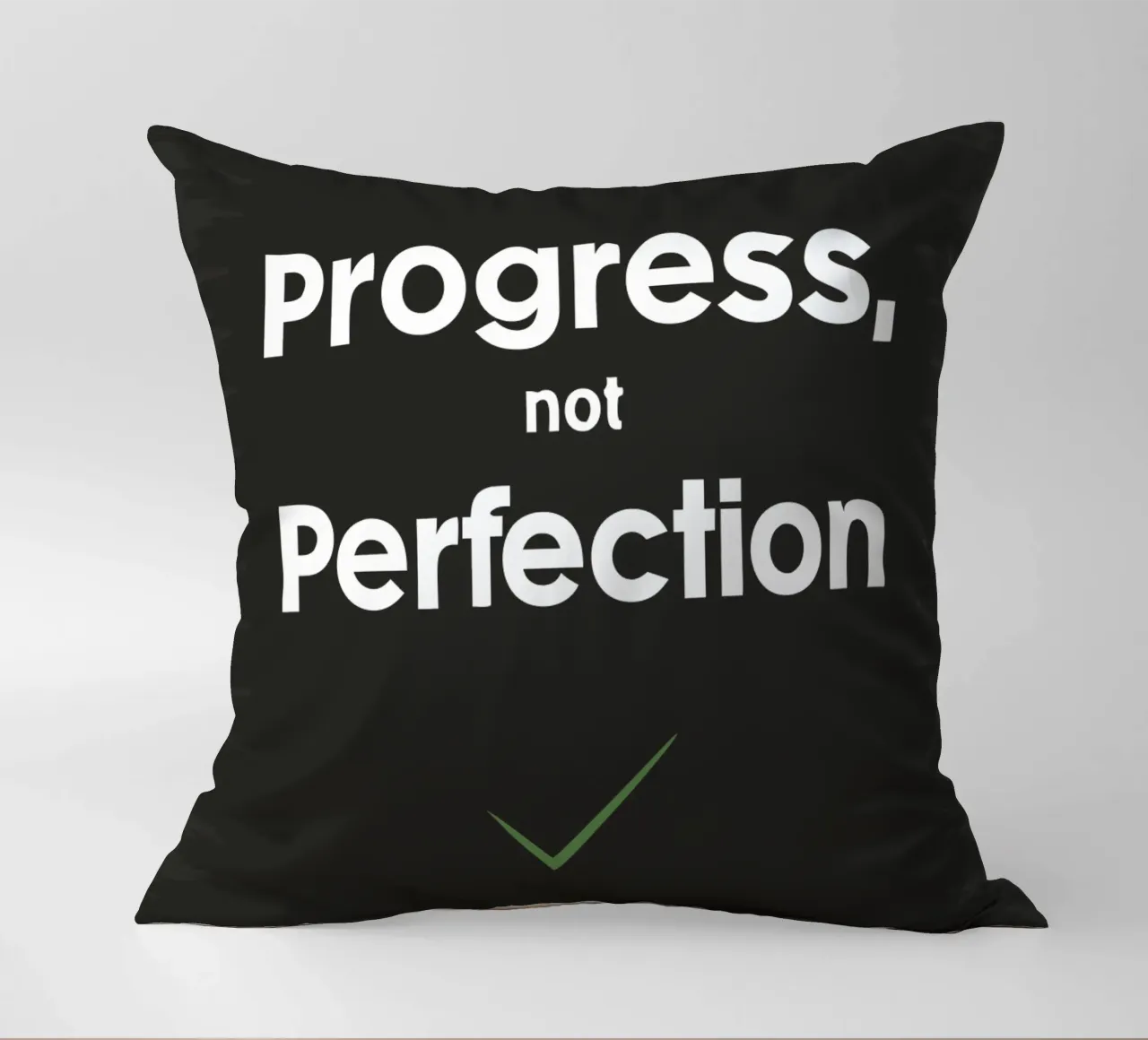 progresso non perfezione cuscino da logic