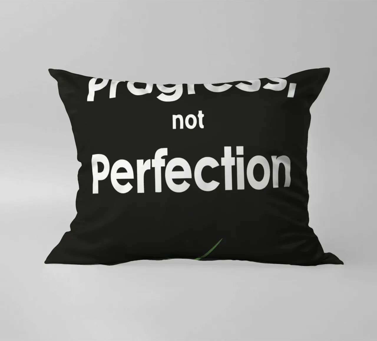progresso non perfezione cuscino da logic