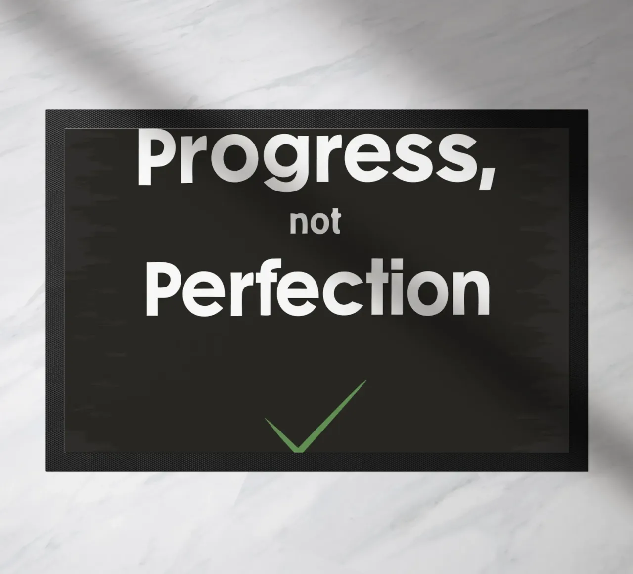 progresso non perfezione zerbino da logic