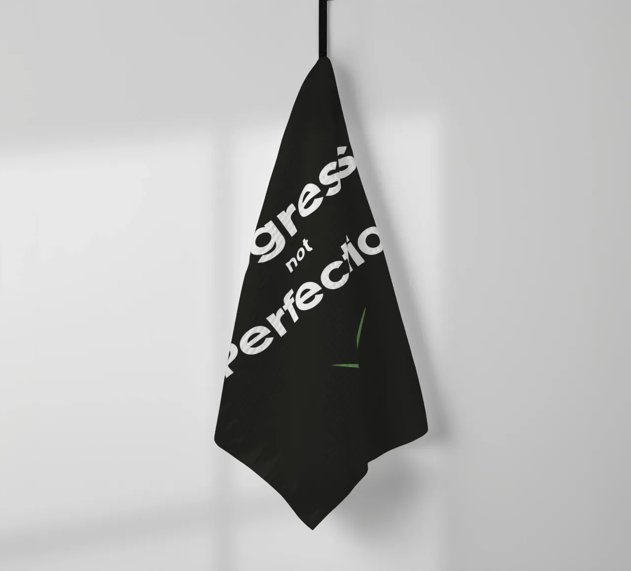 progresso non perfezione canovaccio da cucina da logic