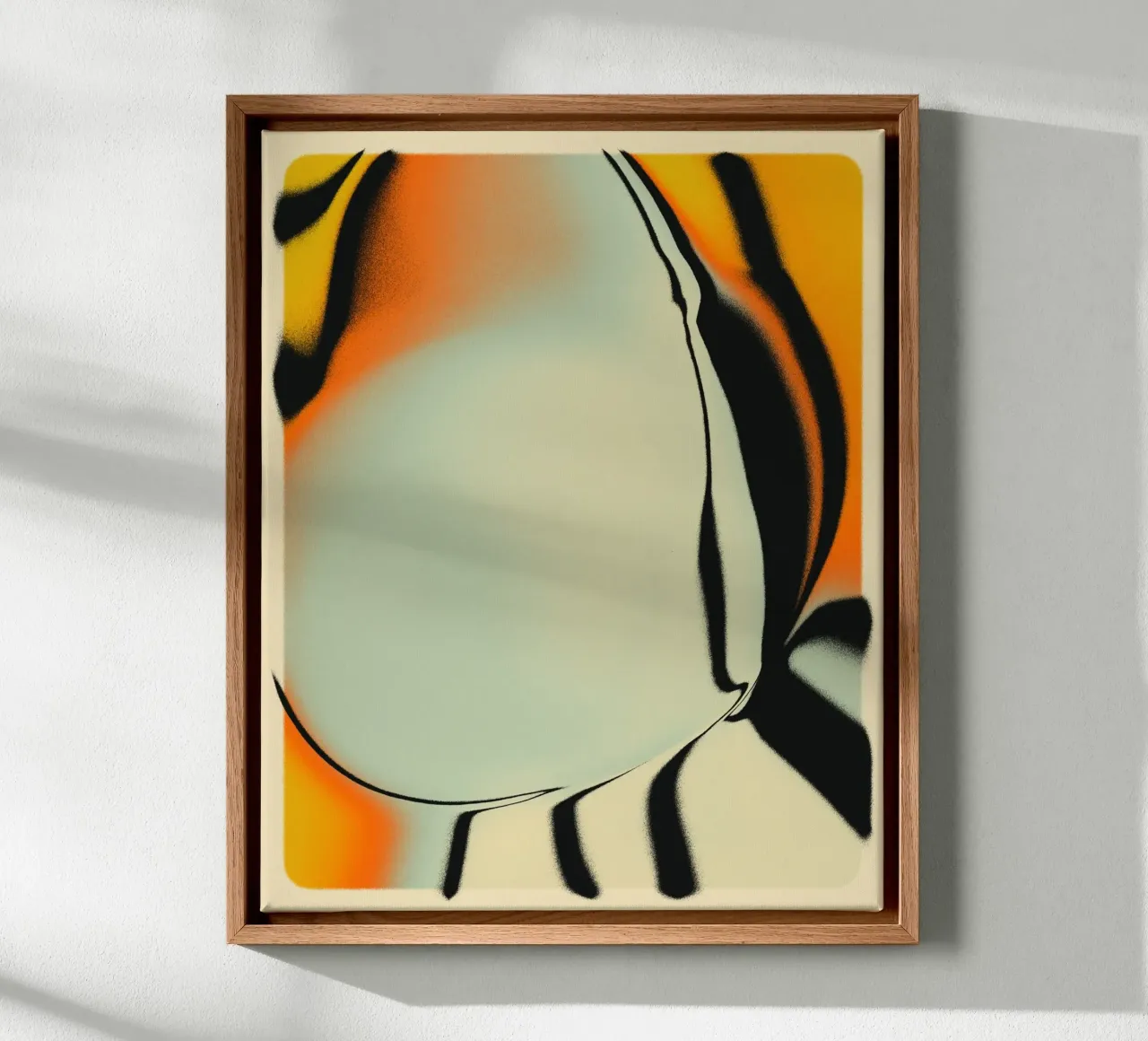 FLOW (2) canvas by Jazzberry Blue