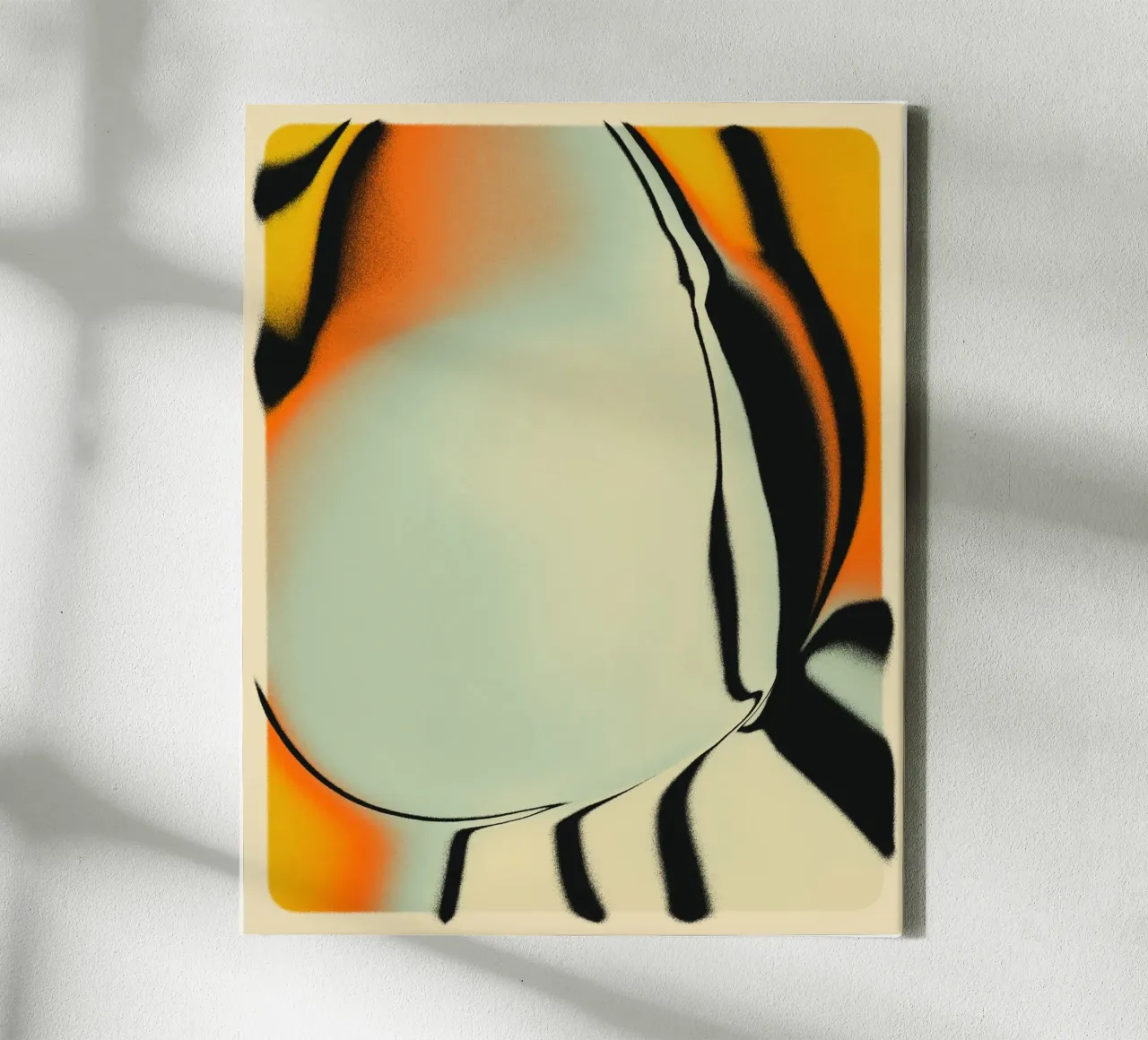 FLOW (2) canvas by Jazzberry Blue