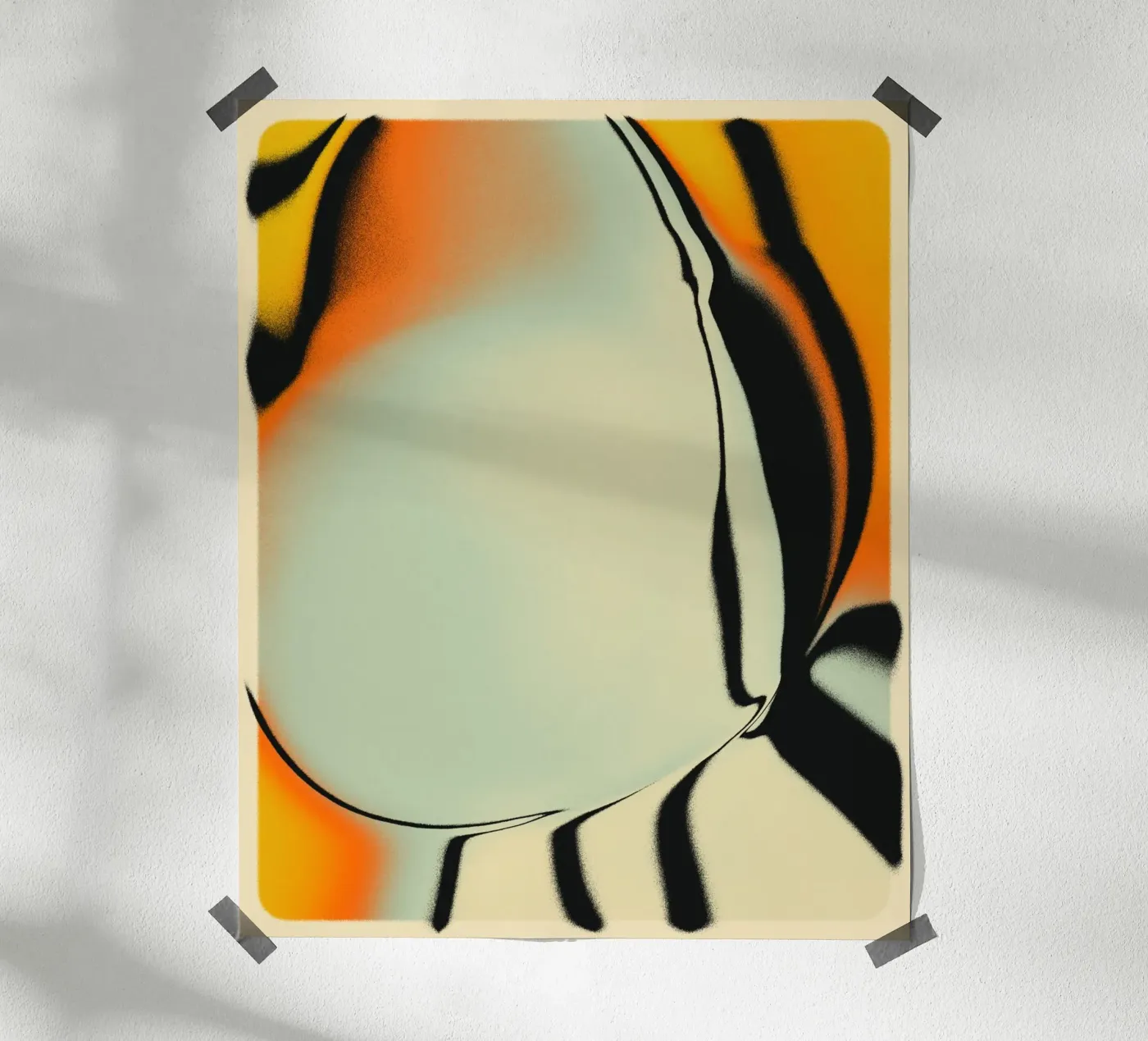 FLOW (2) Poster von Jazzberry Blue