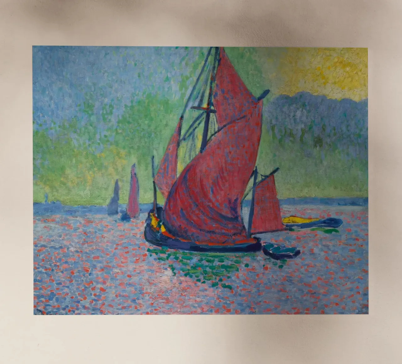 André Derain - Vela rossa pellicola backlit da ARTOTHEK
