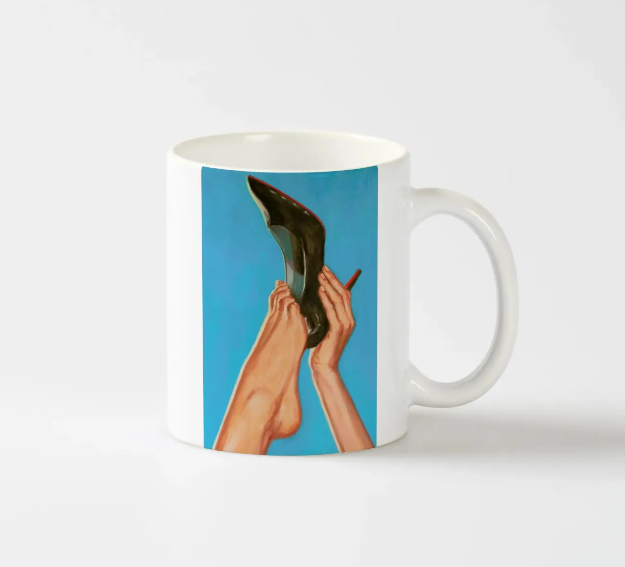 Enjoy Your Stay tazza in ceramica da Alexander Grahovsky