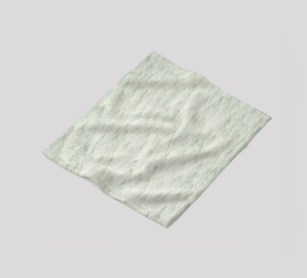 Sage Conifer Forest coperta in pile da apoloprints