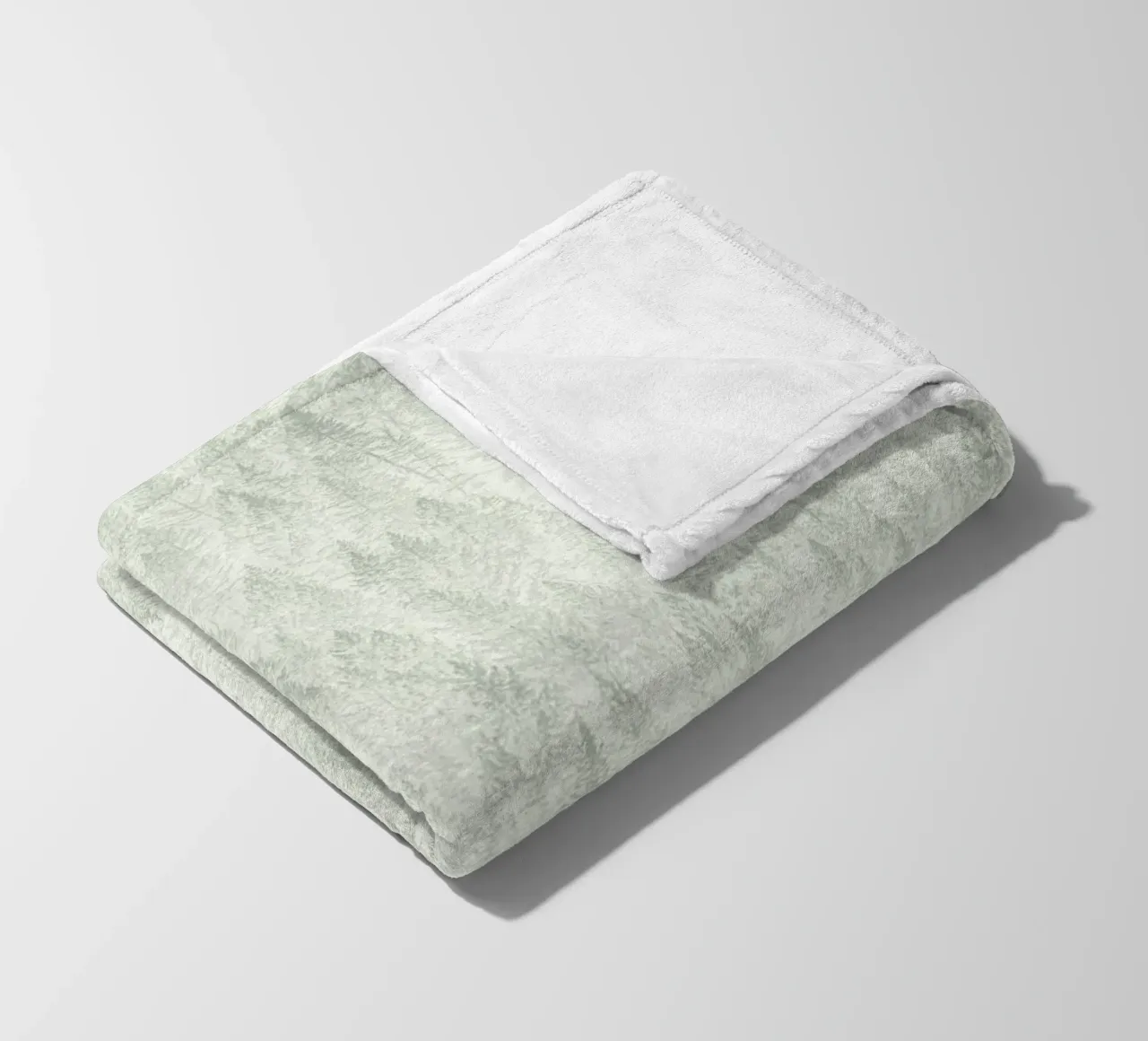 Sage Conifer Forest coperta in pile da apoloprints