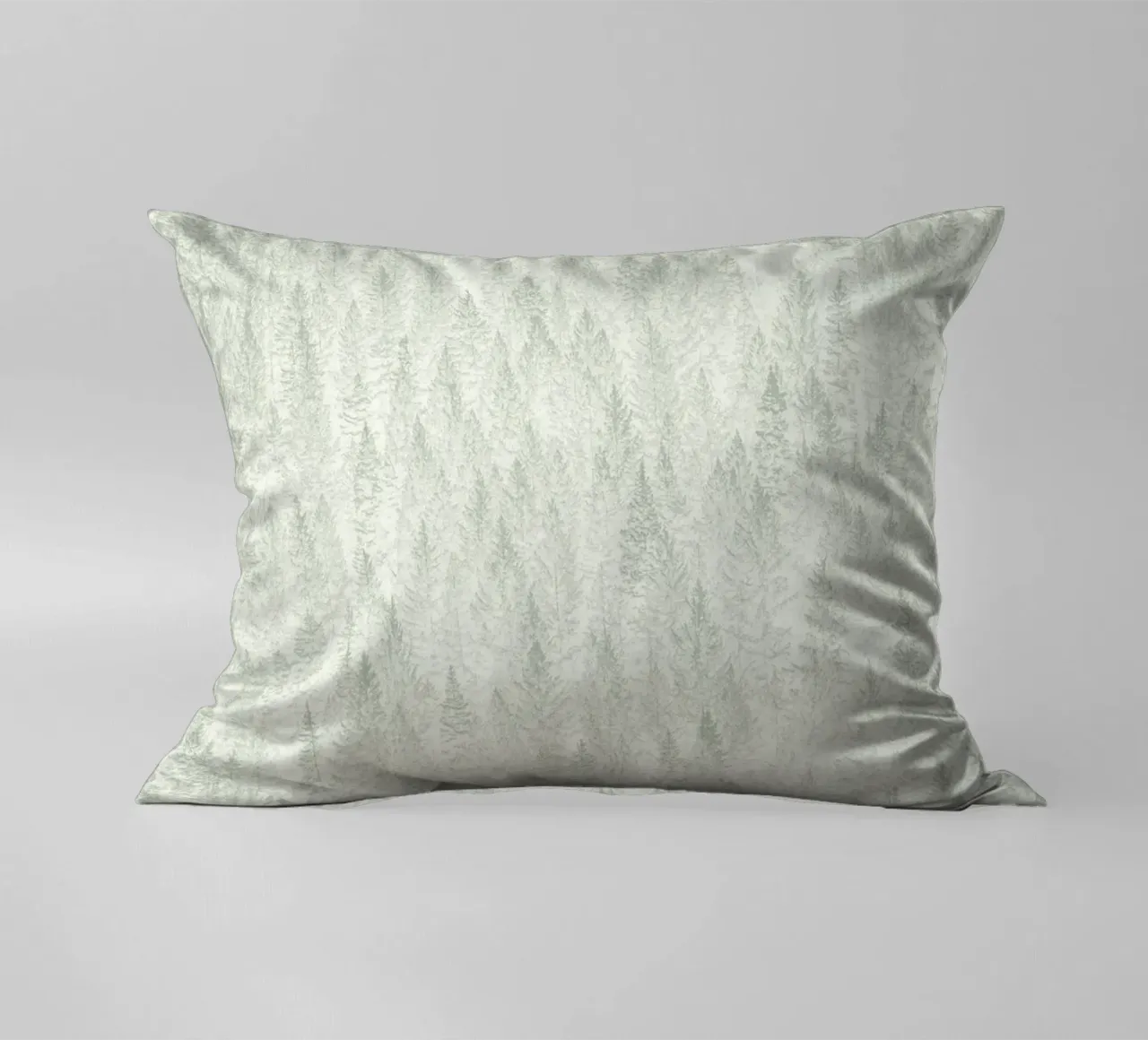 Sage Conifer Forest cuscino da apoloprints