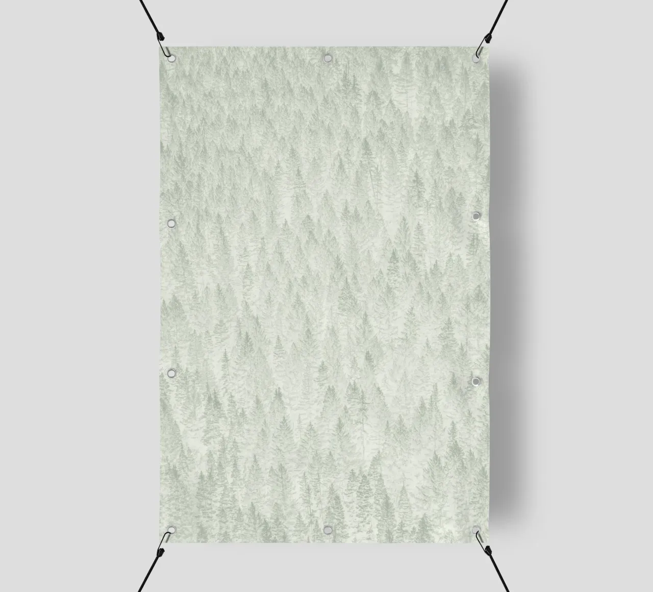 Sage Conifer Forest telo in pvc da apoloprints