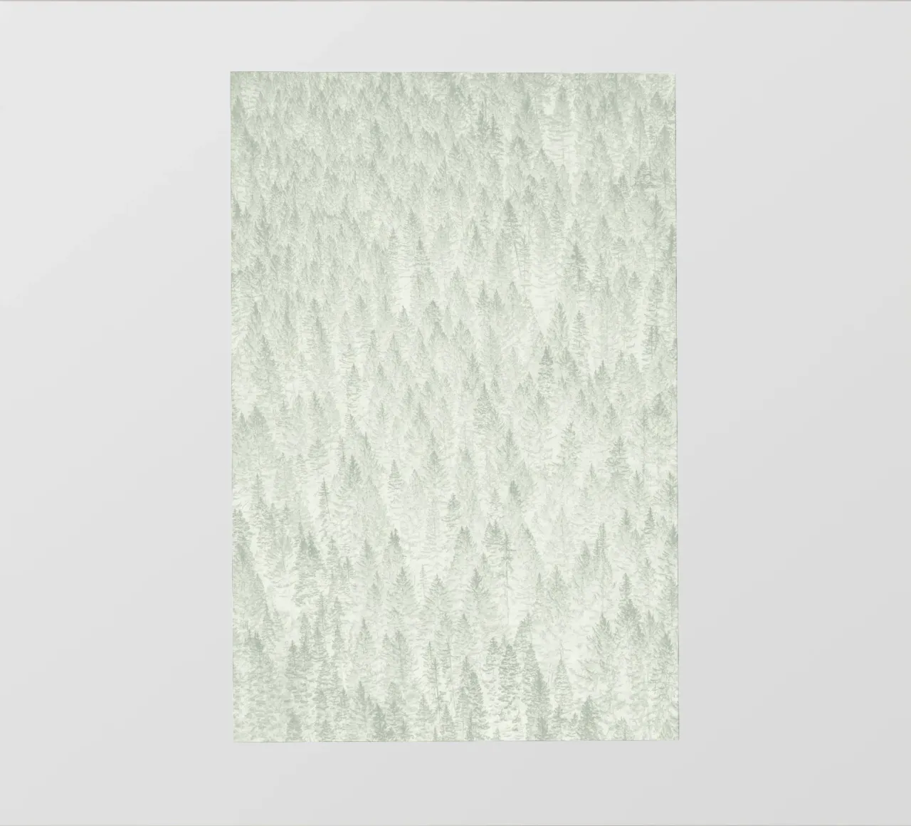 Sage Conifer Forest telo in pvc da apoloprints