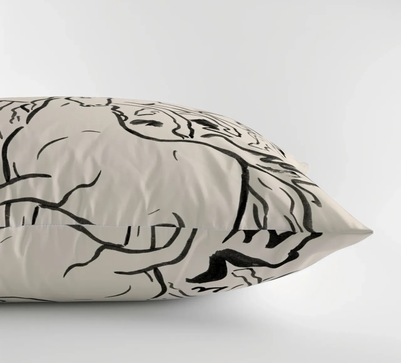 Three horses - Leo Gestel decorative cushion by apoloprints