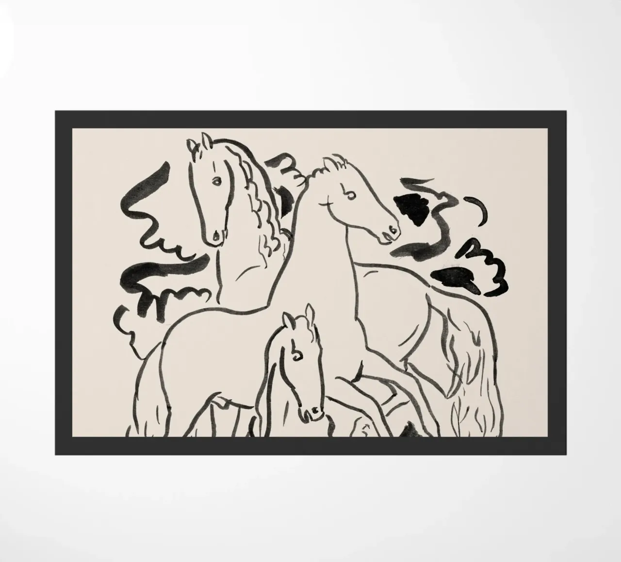 Three horses - Leo Gestel zerbino da apoloprints