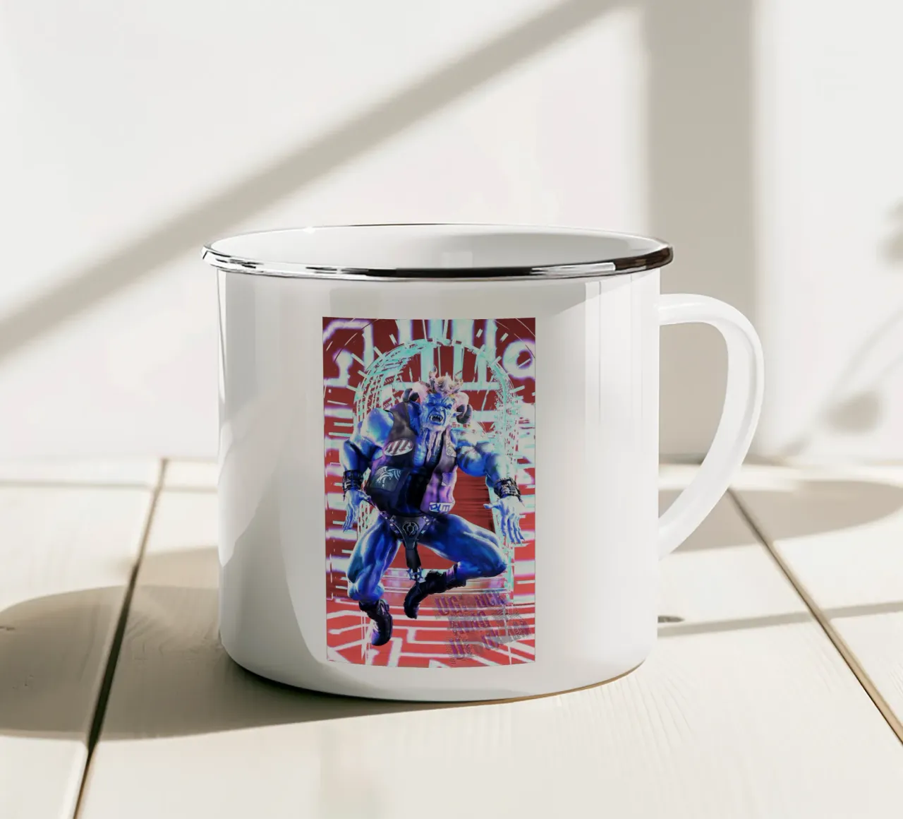 Uglouk Orco Re degli Urouk-hai di Asgard tazza in smalto da the-witcher