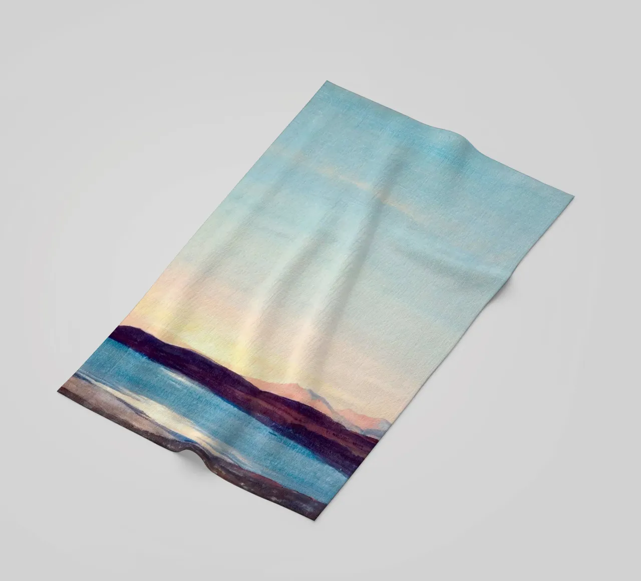 Sunset Lake telo mare da apoloprints