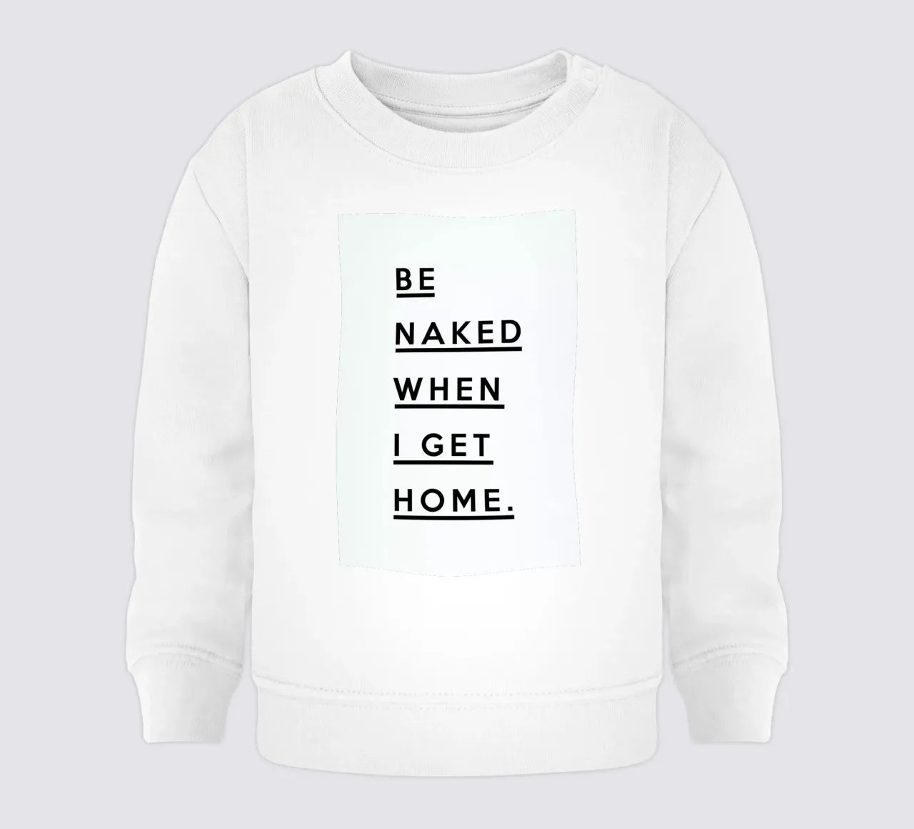 Be Naked felpa neonato da Honeymoon Hotel
