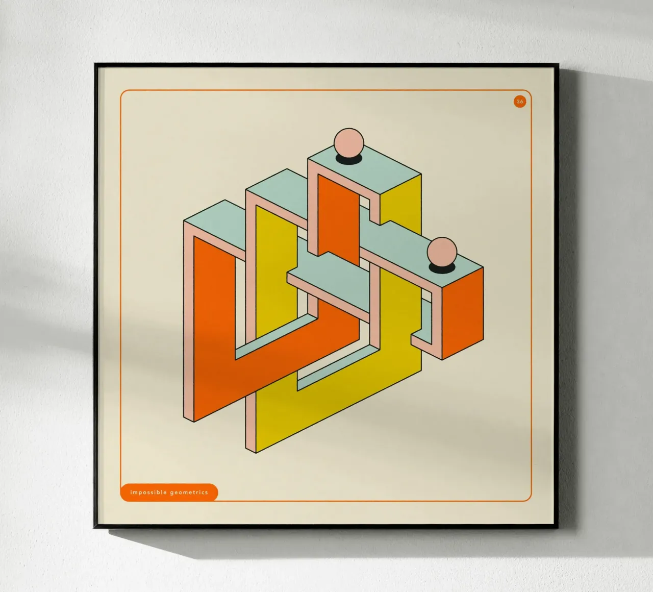 IMPOSSIBLE GEOMETRICS (36) plexiglass da Jazzberry Blue