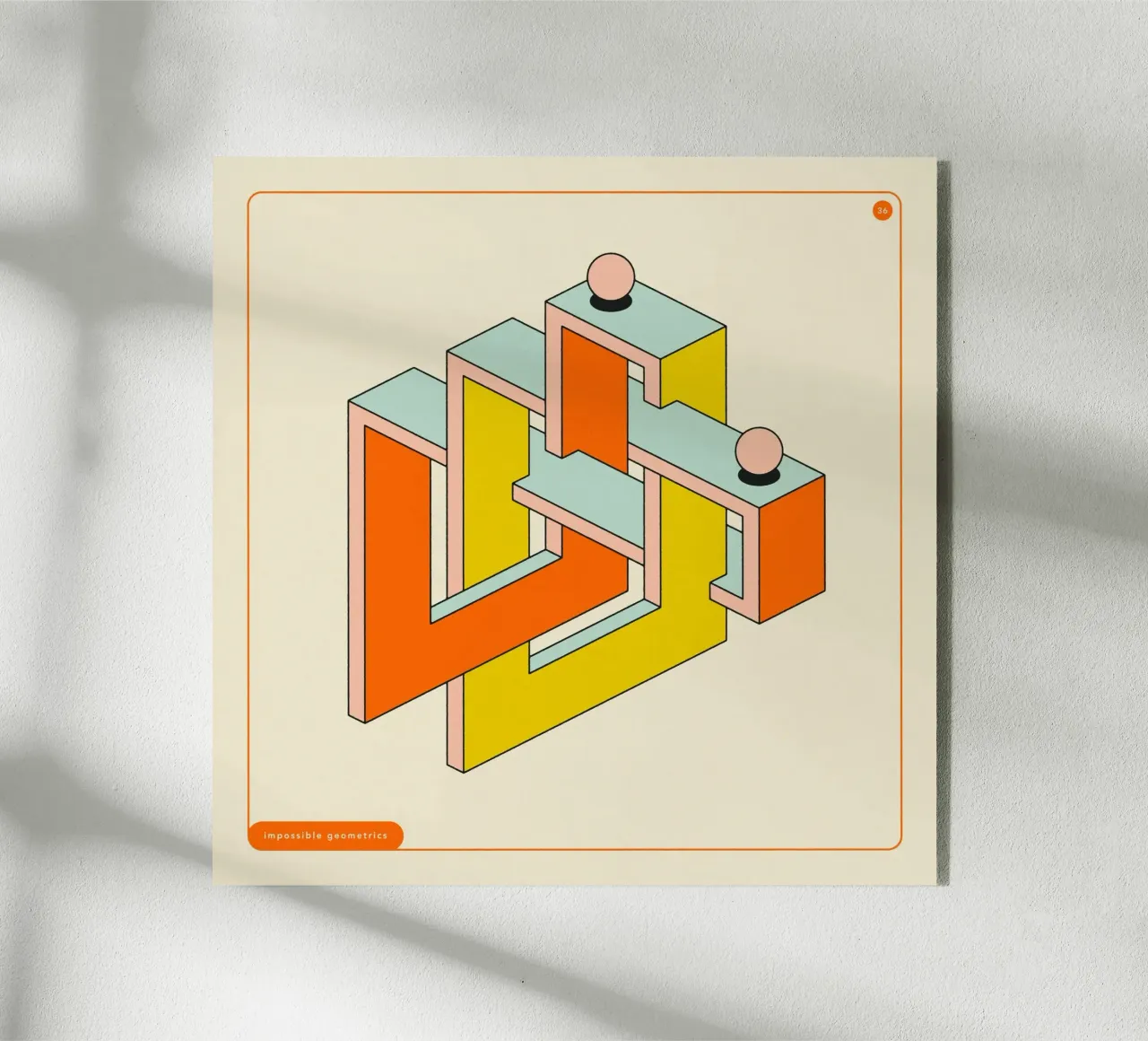 IMPOSSIBLE GEOMETRICS (36) plexiglass da Jazzberry Blue