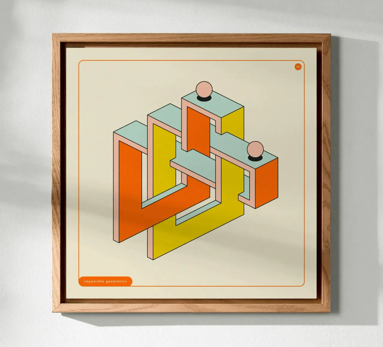 IMPOSSIBLE GEOMETRICS (36) placa de forex de Jazzberry Blue