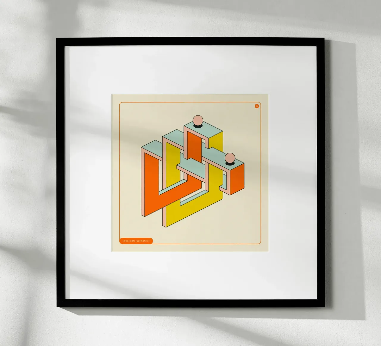 IMPOSSIBLE GEOMETRICS (36) poster da Jazzberry Blue