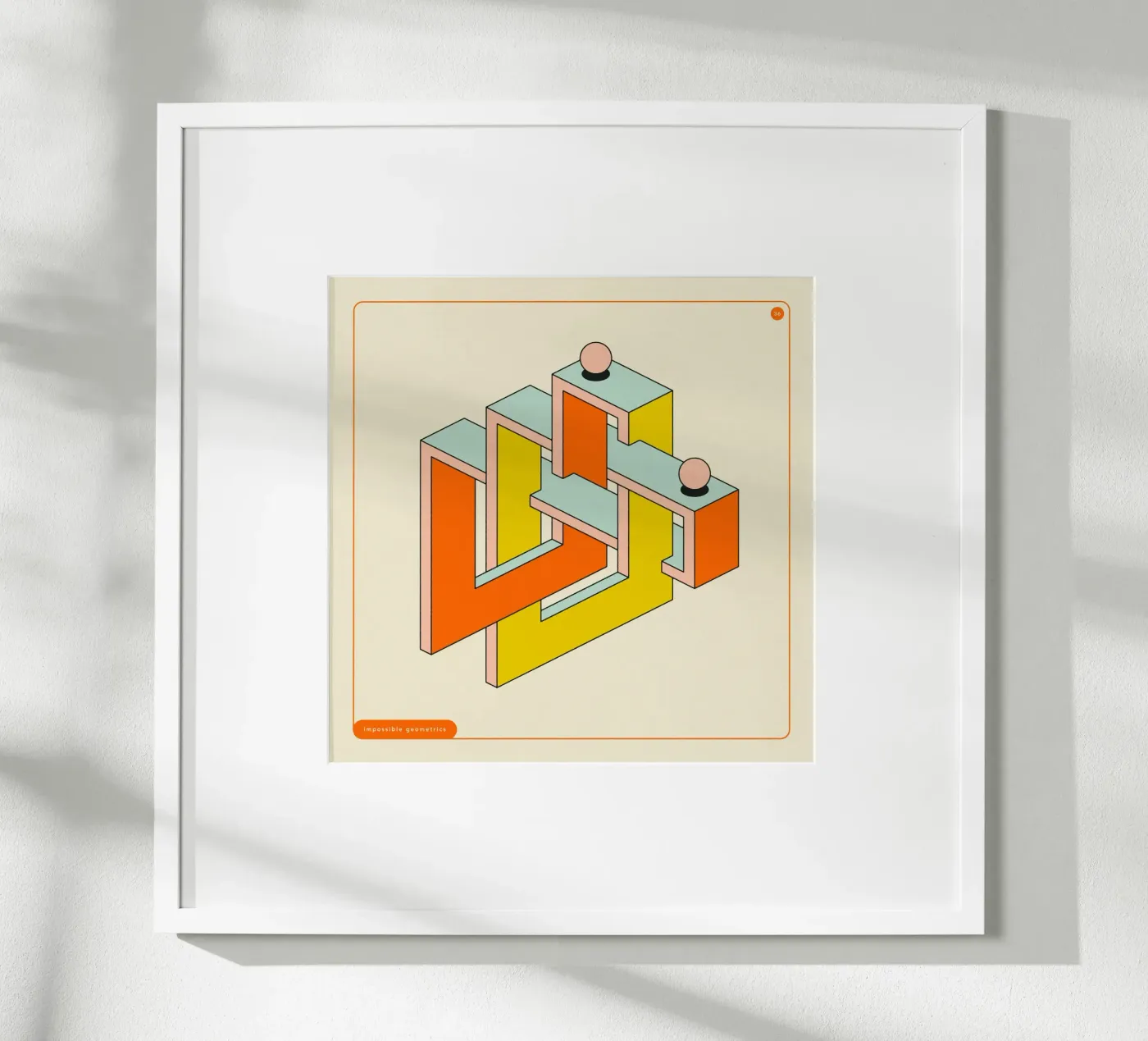IMPOSSIBLE GEOMETRICS (36) poster da Jazzberry Blue